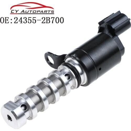 Timing Solenoid Oil Pressure Control Valve For Hyundai Accent Elantra Sonata Veloster Kia Rio Optima Soul 24355-2B700 243552B700