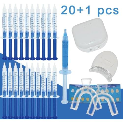 20/10pcs Teeth Whitening Kit 44% Peroxide Dental Bleaching System Oral Gel Set Tooth Whitener Dental Tooth Care Dropshipping