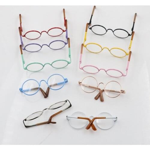 Doll Accessories Round Colorful Glasses glasses For Bjd 18" American Doll
