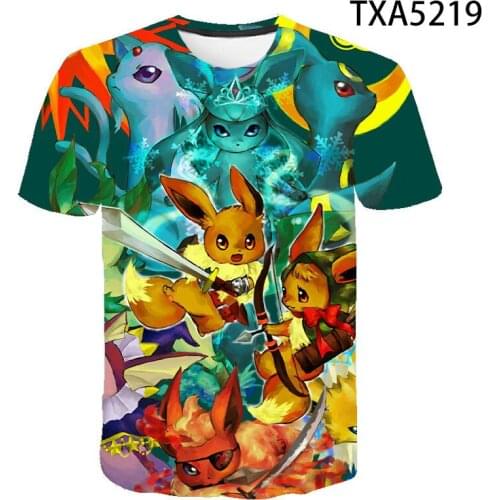 2020 New Summer Cartoon Anime 3D T Shirt Boy Girl Kids Fashion Streetwear Men Women Children Print T-shirt Cool Tops Tee