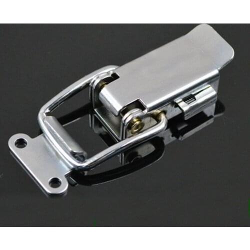 Hardware Hasps Semi-automatic Industrial Lock Catch Hasp Buckle for Box 2PCS