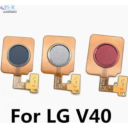 Original FingerPrint Sensor Home Button Flex Cable For LG V40 ThinQ V405QA7 V405
