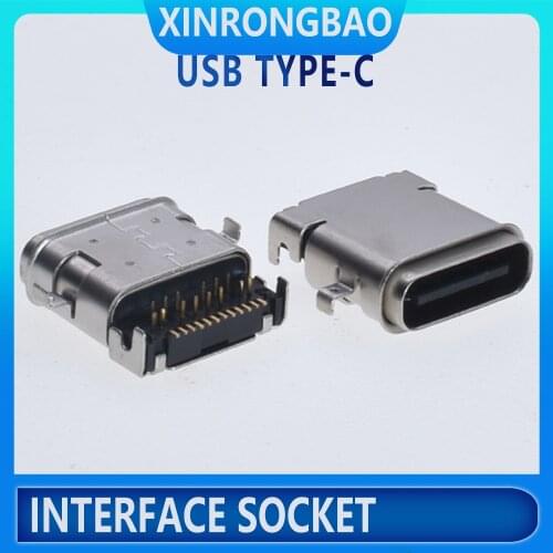 Good quality C Type Type-C USB 3.1 CF WATERPROOF 1.40mm DIP TYPE 12 Pin Connector U501-F Power Charger Jack USB 3.1 C TYPE