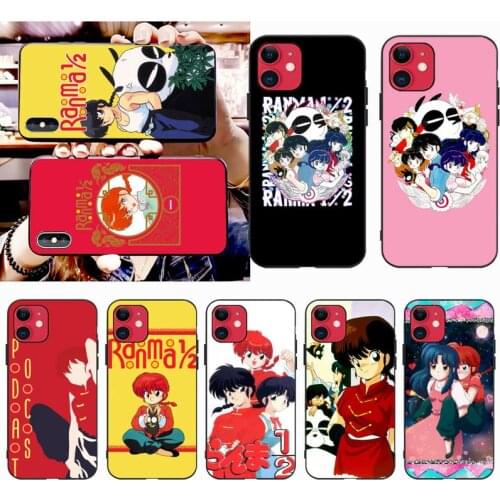 USAKPGRT Ranma 1 2 Luxury Unique Phone Cover for iphone 12 pro max 11 pro XS MAX 8 7 6 6S Plus X 5S SE 2020 XR case