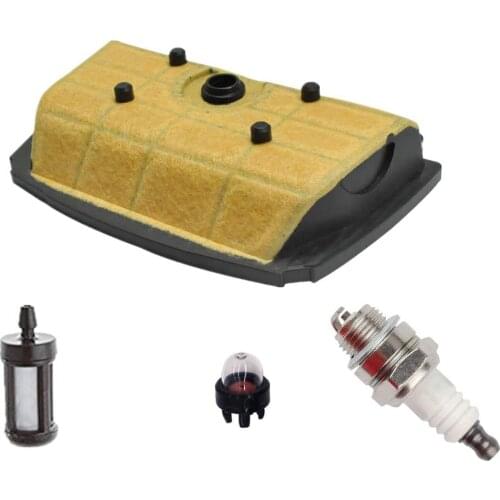 Air Fuel Filter Primer Bulb Spark Plug Fit for Stihl MS201T MS201 MS201TC Chainsaw Replace 11451404400