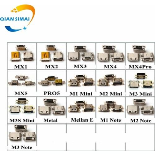 QiAN SiMAi 1 xMicro USB Charge Charging Port For Meizu MX1 MX2 MX3 MX4 MX4Pro MX5 Pro6 M1 M2 Mini M3 M3sMini Metal M1 M2 M3 Note