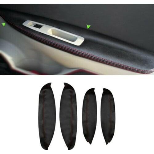 Door Handle Panels Armrest Covers Protective Trim with Mount Fittings for Nissan QASHQAI J10 2007 - 2015