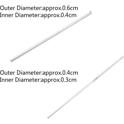 1pcs 304 Stainless Steel Capillary Tube OD 4x3mm/6x4mm ID Length 250mm Excellent Rust Resistance Can Be Use To Chemical Industry