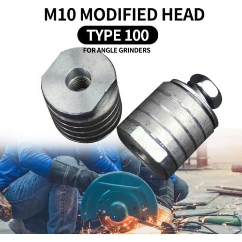 1pcs Angle Grinder To Grooving Machine Adapter M10 M14 Conversion Head Slotting Converter Screw Drill Universal Protective Cover