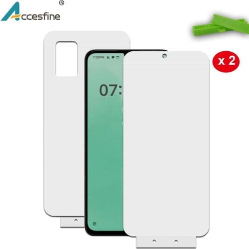 2PCS 15D Front&Back Clear Soft Hydrogel Film For Smartisan Nut Pro 3 Screen Protector Protective Gel Full Cover Not Glass