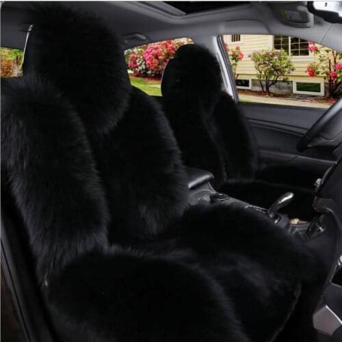 5 seat Keep warm Australian wool long plush fur seat cover For Mitsubishi ASX Lancer SPORT EX Zinger FORTIS Outlander