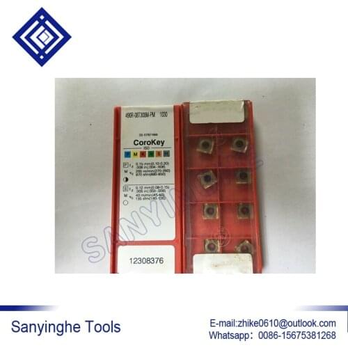 Free shipping high quality sanyinghe 50pcs/lots 490R-08T308M-PM 1030 cnc carbide milling insert