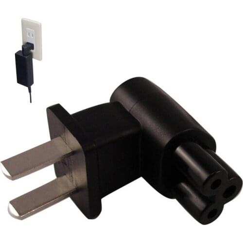 NOTEBOOK traveller adapter US 2P to IEC320 C5 3P compatible w/3 Prong Connections Mickey Instead of a laptop power adapter Cable