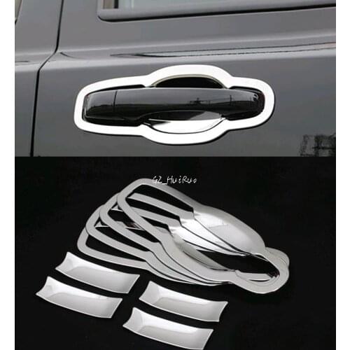 Styling Accessories for Jeep Grand Cherokee 2011 2012 2013 2014 2015 Door Outside Handle Bowls Trim ABS Chrome 8pcs