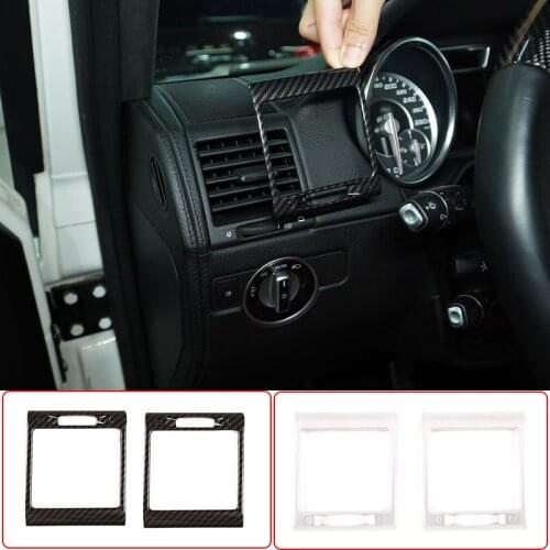 For Mercedes Benz G-Class W463 G500 2004-2018 Car Console Side Air Conditioning Air Outlet Frame Decoration Cover Accessories