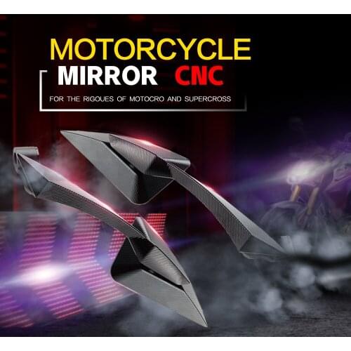 CNC Motorcycle Side Mirror for Honda GROM CB125 CB250 CB400 CB500 CB600 CB650 CB750 CB1000 Suzuki Yamaha Kawasaki Z400 Z800 KTM