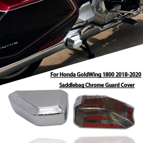 For Honda Motorcycle Chrome Saddlebag Guard Cover GoldWing 1800 GL1800 GL 1800 2018-2020 Saddlebag Accessories Decorative Frame