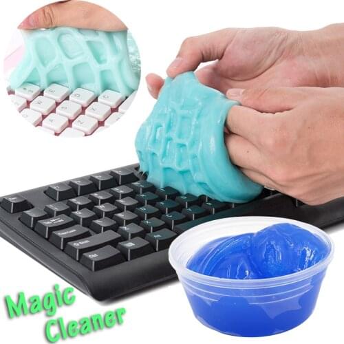 60ml Slime for Keyboard Cleaner Magic Super Gel Dust Clean Clay Mud Supplies Toys for Keyboard Laptop USB Cleanser Glue Toys