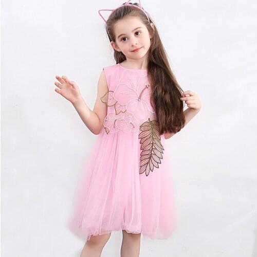 Little girls summer dresses 2020 baby girl princess dress kids party tutu dress for children clothes size 3 4 5 6 7 8 9 10 years