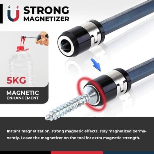Screwdriver Magnetic Ring Magnetic Ring Screwdriver Bits Anti-Corrosion Strong Magnetizer Phillips drill bit Magnetic Ring