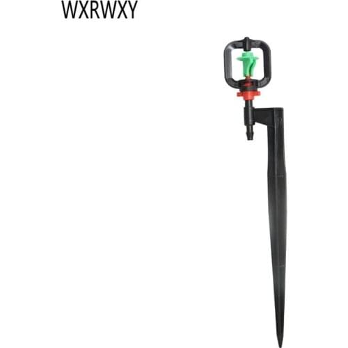 Garden Sprinkler Spike water nozzle holder 360 Degree Rotating Water Sprayer For Garden Irrigation System 8pcs