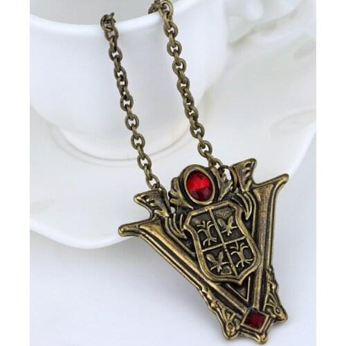 Timeless Classic Twilight-Saga Eclipse Necklace Pendant New Moon Volturi Crest Jewelry Women Gift