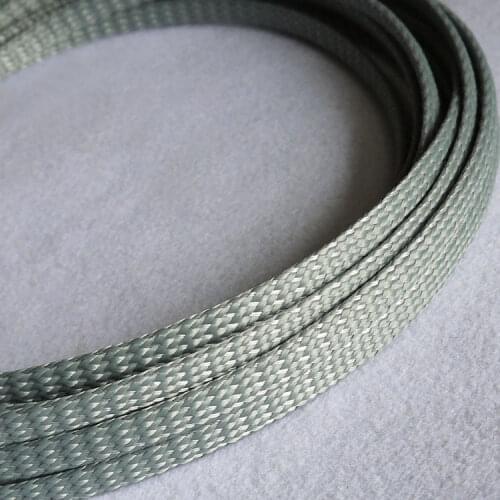 PET Cable Sleeves 4mm/8mm/12mm Gray Transparent PP Cotton yarn elasticity Braid Wire snakeskin protect Nylon signal cable sets