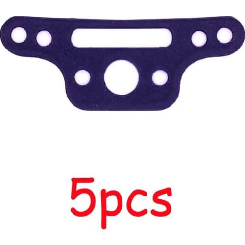 5pcs Fish Tail Plastic Reinforcing Plate 15474 Car Catcher Material Single Anchor Spear Tail Parts for Tamiya Mini 4WD Car Model