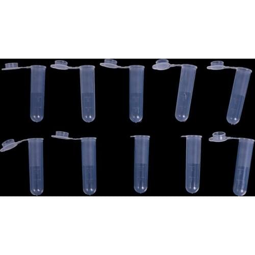 10pcs 5ml Plastic Lab Centrifuge Tube Test Tube Vial With Snap Cap Centrifuge Tube Container For Sample Storage Lab Supplies