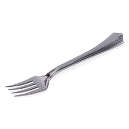 Silver Looking Plastic Cutlery-18 PCs