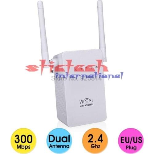 By dhl or ems 50pcs Wireless Wifi Router 802.11 b/g/n Network mini Router Wi-fi 300Mbps Repeater Signal Boosters