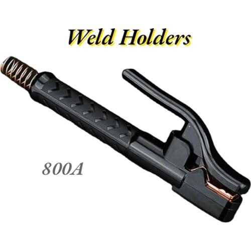 Professional 800A Electrode Clamp Heavy Duty Jaw Non-slip Handle Tool Insulation and Anti-scalding Design For Welding Machine