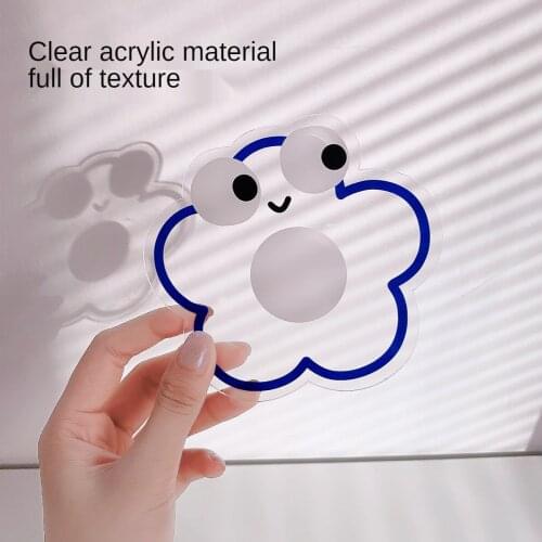 Simple Anti-scalding Non-slip Bowl Mat Ins Wind Creative High Temperature Home Tea Coaster Acrylic Cartoon Coaster