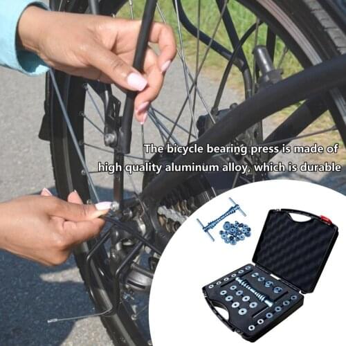 Bicycle Bearing Pressing Set Repairing Maintenance Tool Bike Bottom Bracket Hub Removal Press Installation Kit Bike
