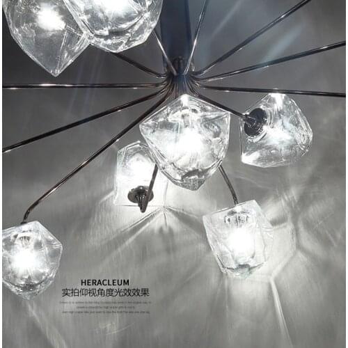 Crystal chandeliers ceiling 3 black iron pipe chandelier lighting chandelier ceiling luzes de teto hanglampen lamparas de techo