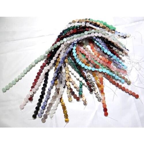 10*10mm Natural stone Quartz crystal Turquoises tiger eye Round beads for Diy Jewelry making necklace Accessories 40pcs