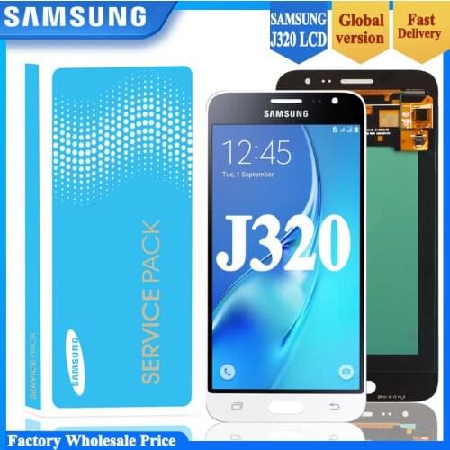 100% Original for SAMSUNG J3 2016 Display J320 J320F J320FN LCD Touch Screen Digitizer for SAMSUNG Galaxy J3 2016 Display