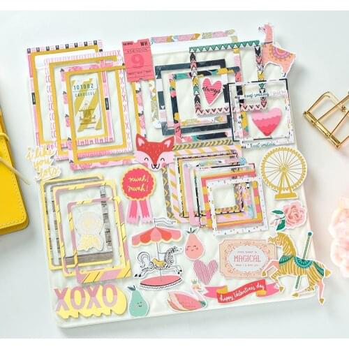 KSCRAFT 30pcs Happy Valentines Day Stickers for Scrapbooking Happy Planner/Card Making/Journaling Project