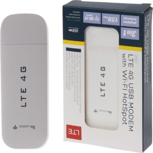 4G LTE USB Modem Network Adapter With WiFi Hotspot SIM Card 4G Wireless Router For Win XP Vista 7/10 10.4 U4LD