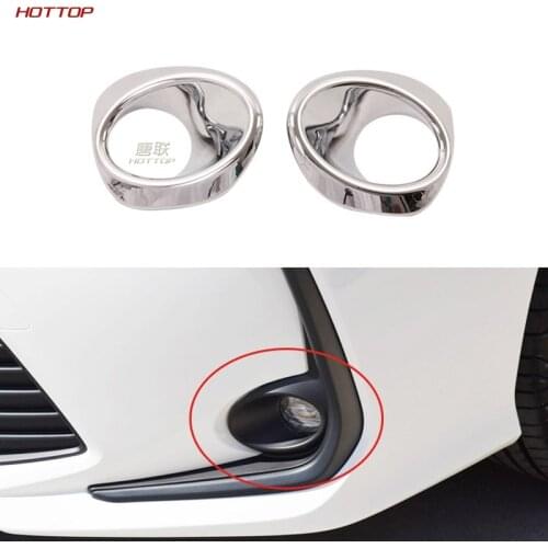 ABS Front Bumper Grille Fog Light Lamp Cover Trim Bezel fit for Toyota Corolla Hatchback 2019 2020 2pcs