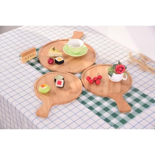 Bamboo Hotel Creative Tray Household Tea Plate Restaurant Simple Fruit Sushi Pizza Plate cake tools cake decorating tools
