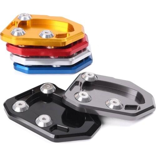 Motorcycle Side Stand Kickstand Enlarge Plate Pad Base for LIFAN KPR150 Aluminum Alloy Motorbike Spare Parts Accessories
