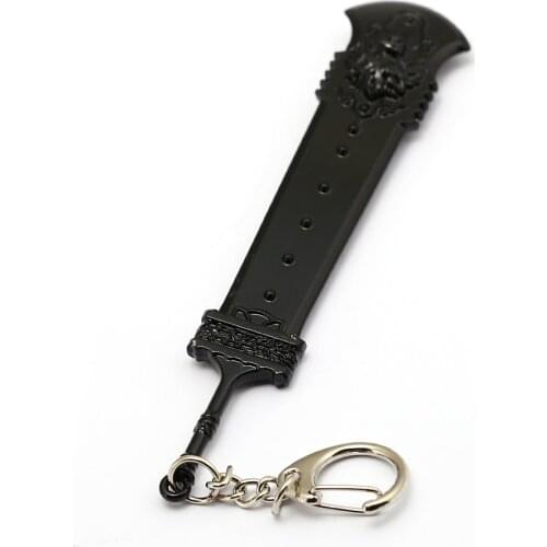 NieR Automata Heroine 2B Weapon Model Keychain Alloy Key chains Game Accessories Keyring Charms Cosplay Jewelry For Fans