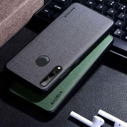 Phone Case for Huawei Honor 10i 20i 20 lite Cross pattern funda coque capa Classical style Cover for Huawei P30 lite Case