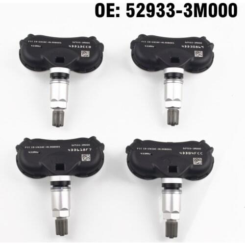 4 PCS Car Tire Pressure Monitor Sensor TPMS 529333M000 for For Hyundai C-Green Centennial Elantra Equus Genesis I40 ix35 Tucson