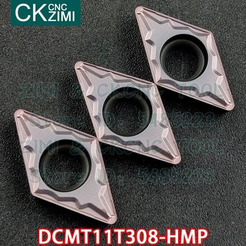 DCMT11T308-HMP DCMT 11T308 HMP carbide insert External turning insert tool CNC Metal lathe wood Cutting tool for stainless steel