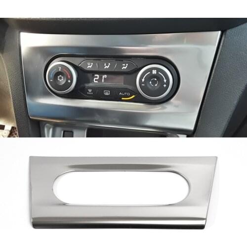 Stainless steel air AC conditioner console dash panel decorative cover trim for Lada Xray chrome accessories