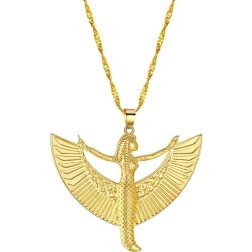 Trend Goddess Necklace for Women Egyptian Occult Deity Necklace Pendant Jewelry For Lover