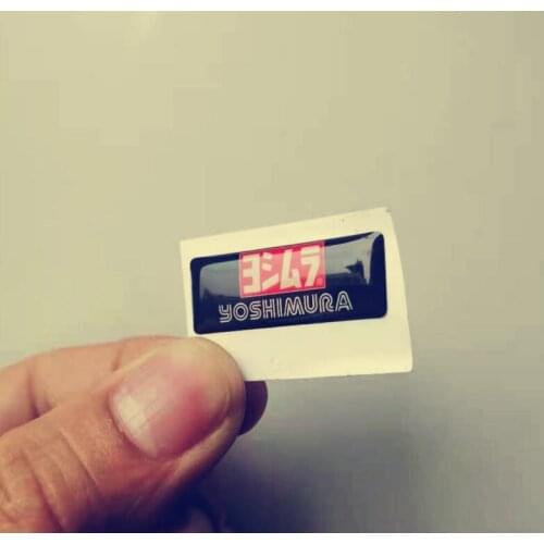 Motorcycle exhaust pipe modification parts sticker small drop glue applique For most Anti-scald lid