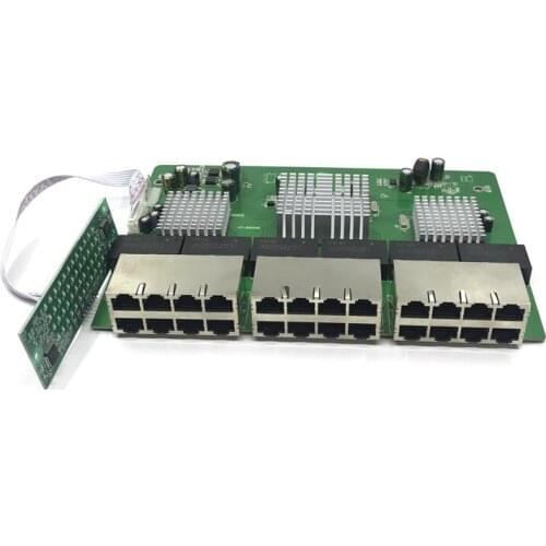 OEM New model 24 Port Gigabit Switch module Desktop RJ45 Ethernet Switch 10/100/1000mbps Lan Hub switch 24 portas motherboard